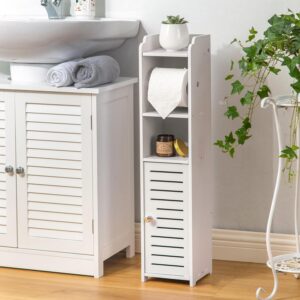 slim bathroom storage cabinet