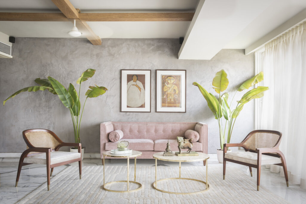 minimalist small apartment setup