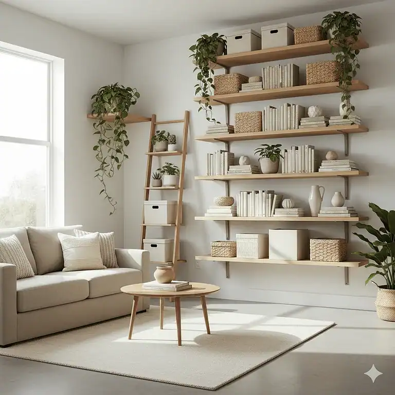 Boho Living Room with Earthy Tones 768x768 1 RoomWise | Small Apartment Space Solutions