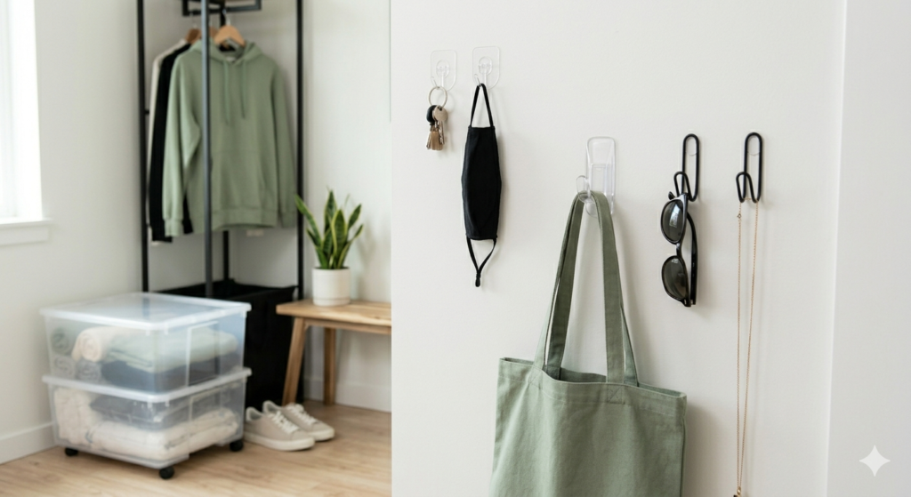 15 Small Apartment Storage Products That Instantly Create More Space 8 Gemini Generated Image keqs9pkeqs9pkeqs RoomWise | Small Apartment Space Solutions